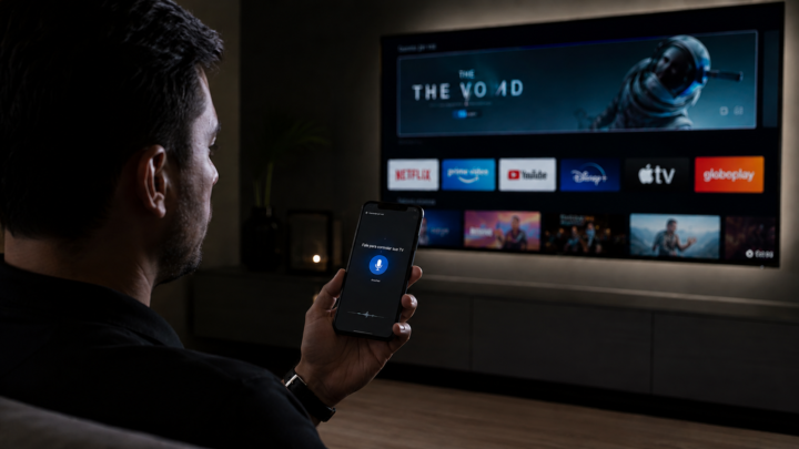 Como Controlar a TV pelo Celular Usando Comandos de Voz