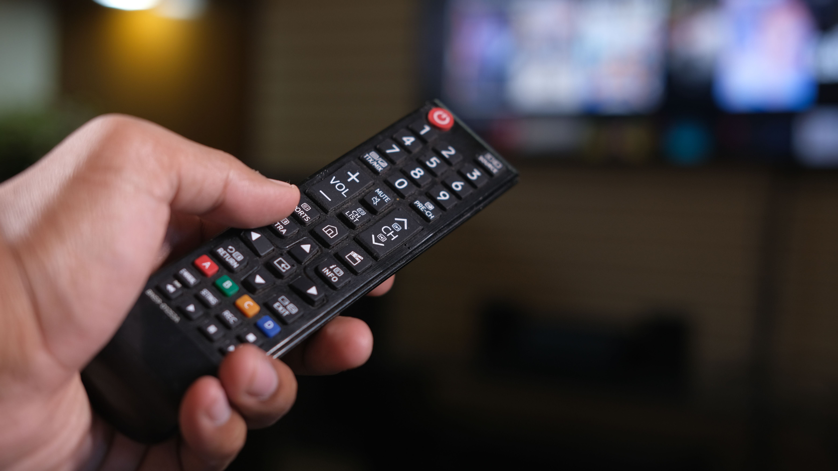 Menu de configurações de segurança de uma Smart TV